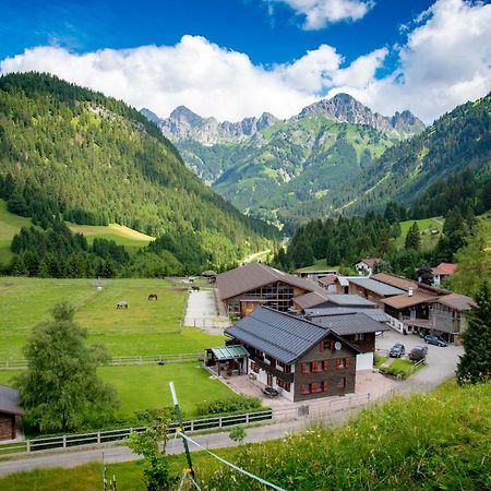 Reiterhof Berggut Gaicht Nesselwängle Exterior foto