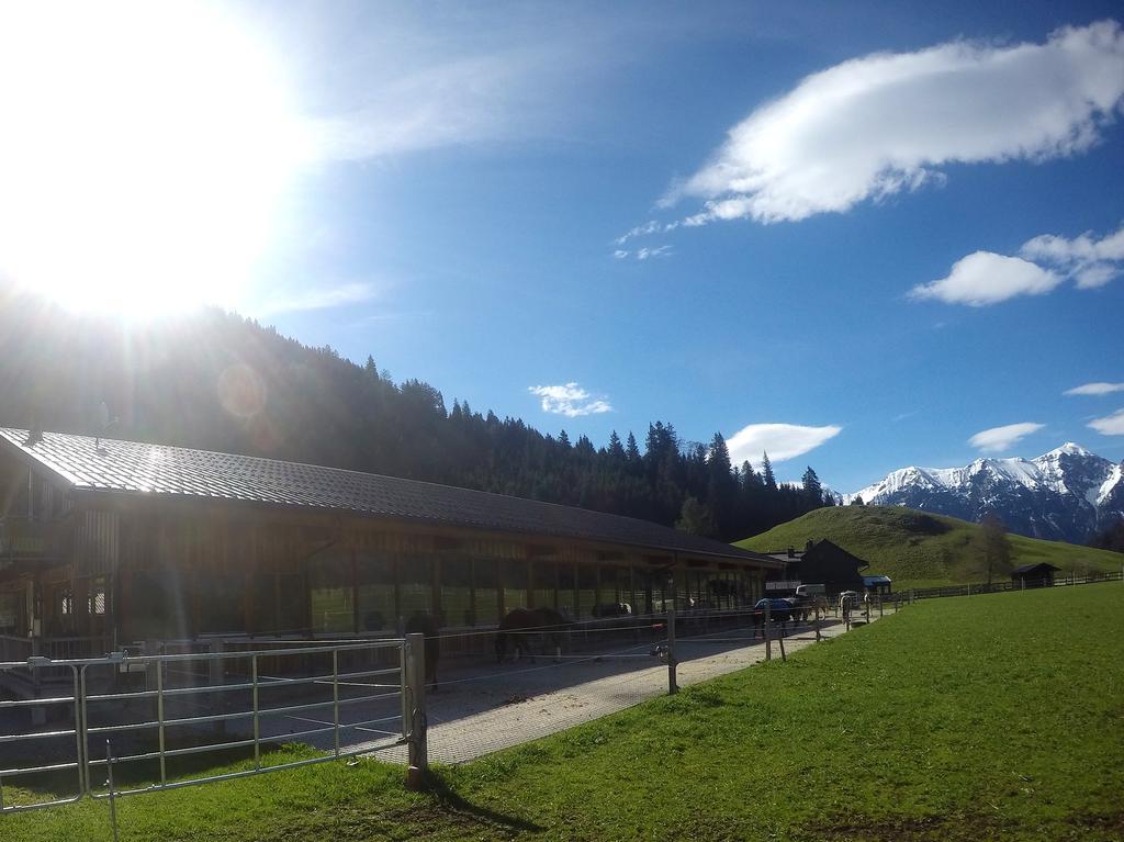 Reiterhof Berggut Gaicht Nesselwängle Exterior foto
