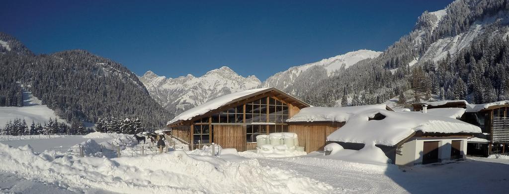 Reiterhof Berggut Gaicht Nesselwängle Exterior foto