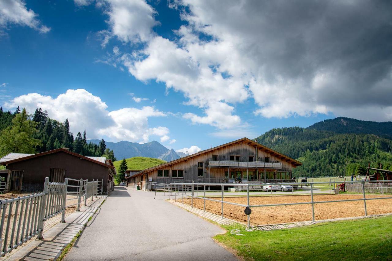 Reiterhof Berggut Gaicht Nesselwängle Exterior foto