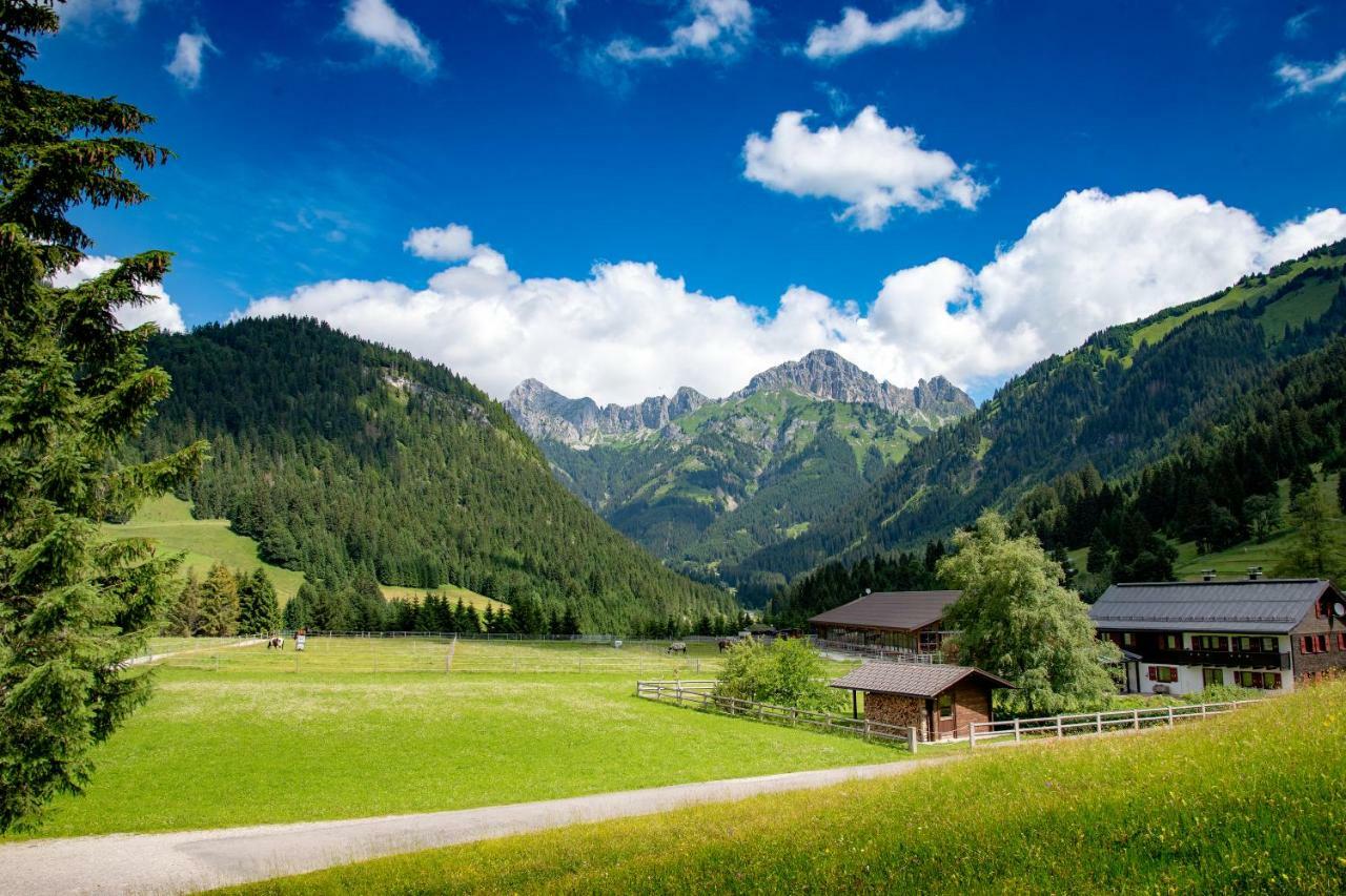 Reiterhof Berggut Gaicht Nesselwängle Exterior foto